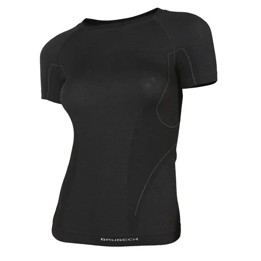 Obniżka ceny Koszulka damska Active Wool - czarny