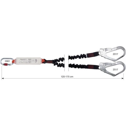 Lonża Y Shock Absorber Rewind 120-175 cm MGO Super okazja