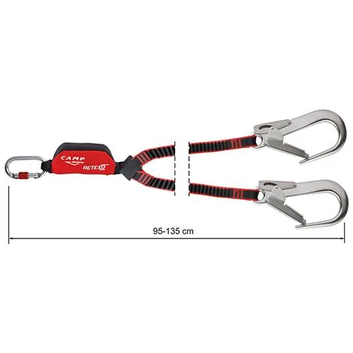 Lonża Y Retexo Rewind Double 95-135 cm ALU MGO Kup online