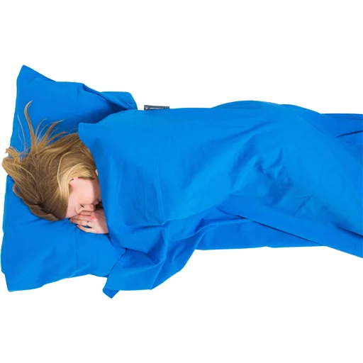 Wkład do śpiwora Cotton Sleeping Bag Liner blue Wysoka jakość