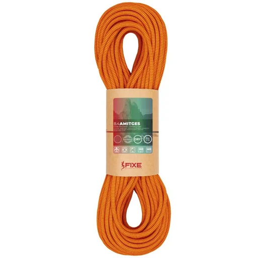 Wyjątkowa oferta Lina dynamiczna Amitges 8.4 50m Orange