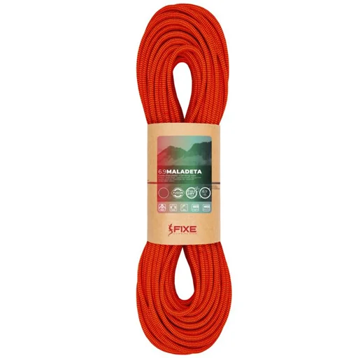 Wyjątkowa oferta Lina dynamiczna Maladeta 6.9 60m Red