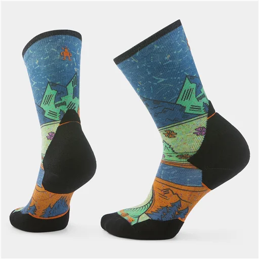 Skarpety Trail Run TC W Mountain Print CRW Oferta