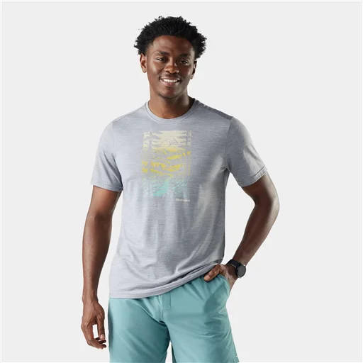 Łatwy zwrot Koszulka Winding Trail Active S/S Light Grey