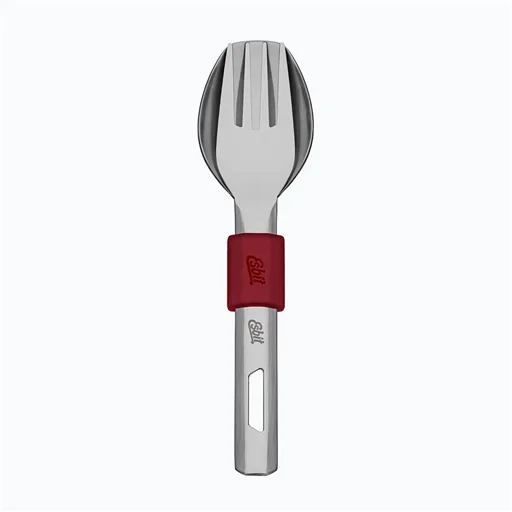 Sztućce Cutlery Set Silicone Band burgundy red L Zniżka