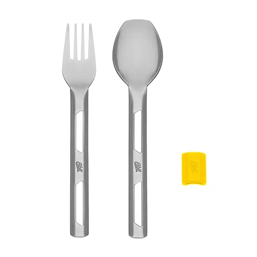 Cena promocyjna Sztućce Cutlery Set Silicone Band yellow L