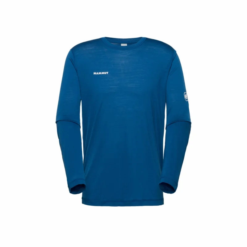 Popularny Koszulka merino Mammut Tree Wool FL Longsleeve Men