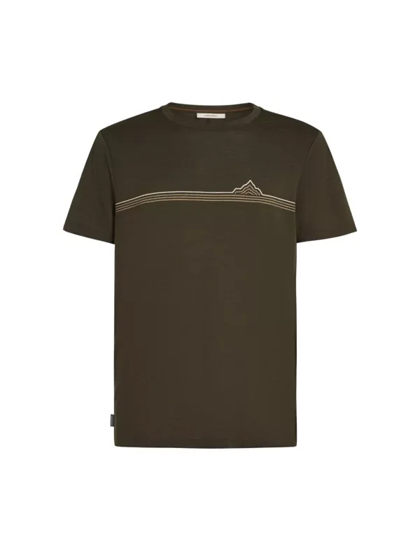 Koszulka Icebreaker Merino 150 Tech Lite SS Tee Range Stripes Men Bestseller