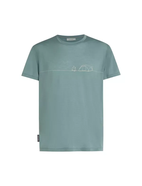 Koszulka Icebreaker Merino Core SS Tee Single Line Camp Men Promocja