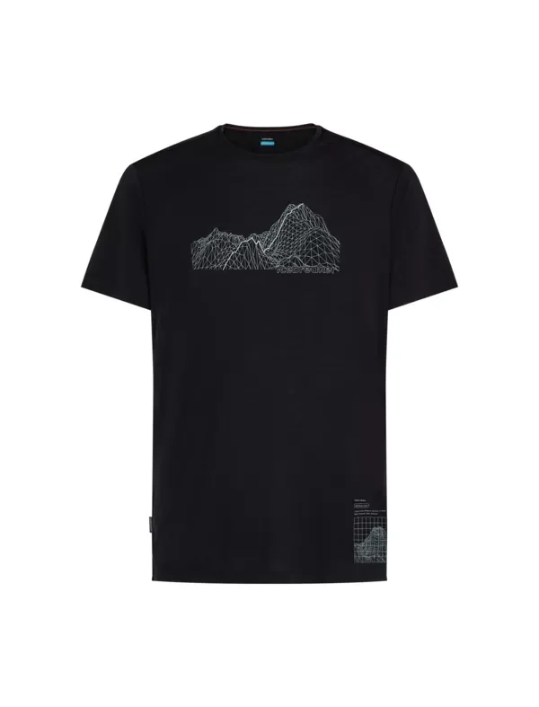 Premium Koszulka Icebreaker Merino 125 Cool-Lite Sphe SS Tee IB Vertical Men