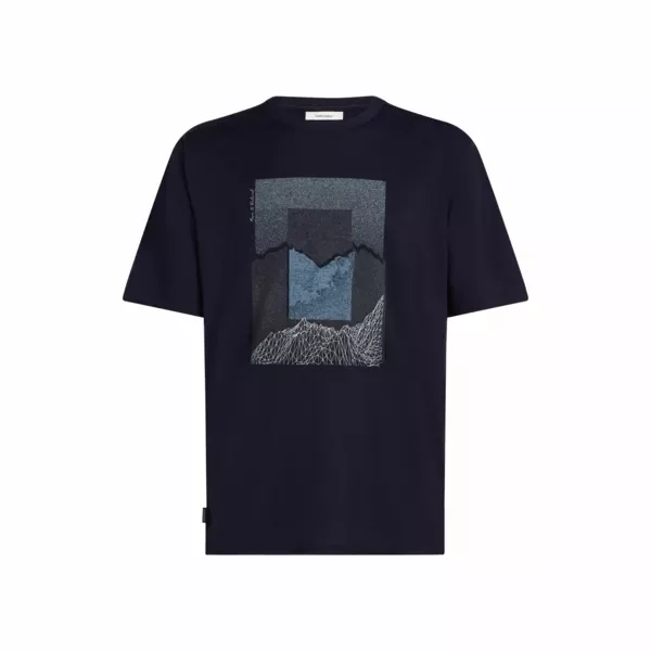 Wyprzedaż Koszulka Icebreaker Merino 150 Tech Lite SS Relaxed Tee Mountain Shift Men