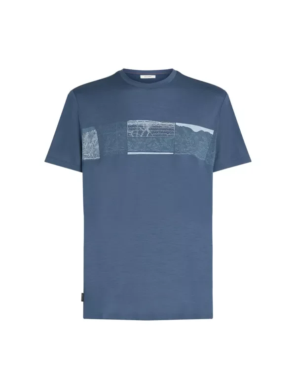 Bestseller Koszulka Icebreaker Merino 150 Tech Lite SS Tee Elevation Line Men