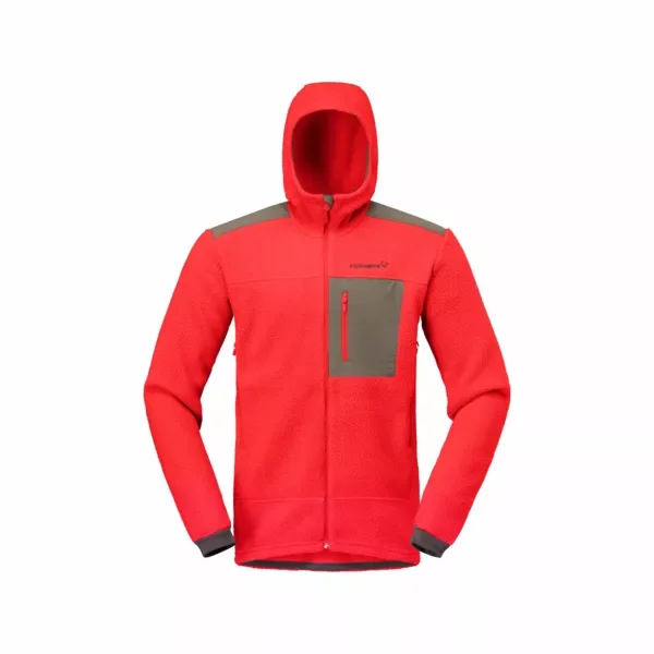 Bezpieczna płatność Polar Norrona Trollveggen Warm3 Zip Hood Men