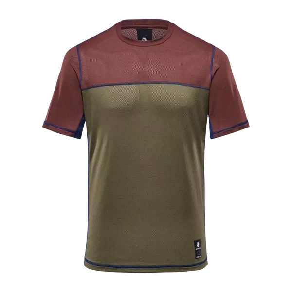 Zniżka Gyr Performance Colorblock T-Shirt Men rum raisin.S