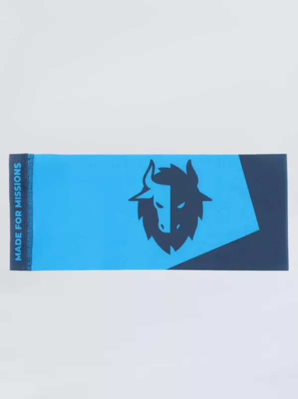 Tani Yak Logo Performance Light Headband blue opal.OS