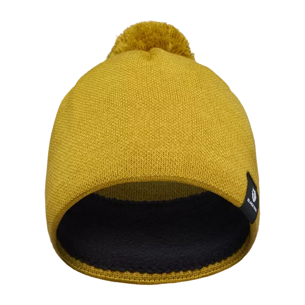Yak Knit Pompon Beanie green sulphur.OS Ekspresowa dostawa