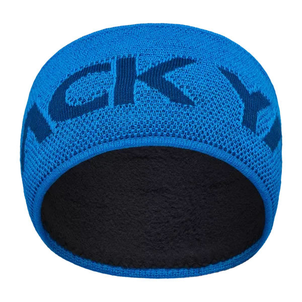 Nowy Yak Logo Knit Headband blue opal.OS