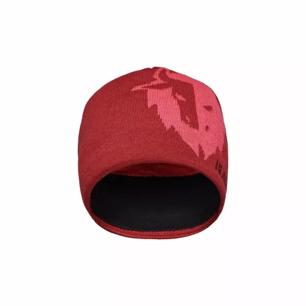 Yak Logo Knit Beanie garnet.OS Promocja