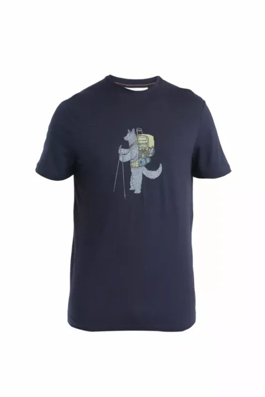 Koszulka Meska Icebreaker Merino Tech Lite III SS Tee Tech Head Do wyczerpania zapasów