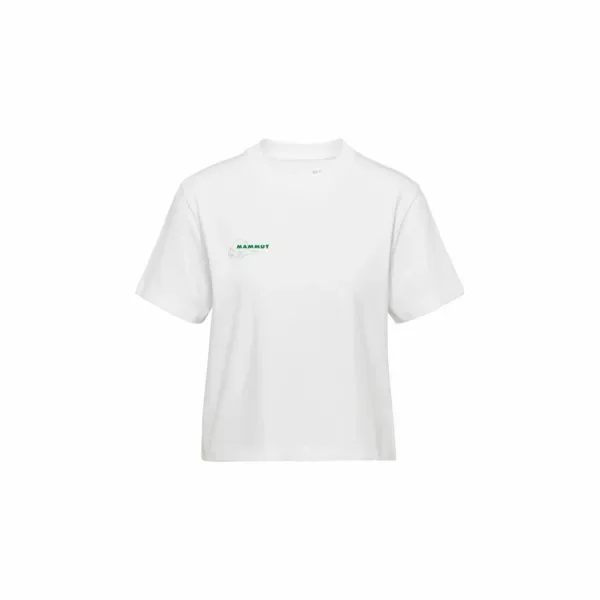 Bezpieczna płatność Koszulka Mammut Mammut Base Cropped T-Shirt Women Glacier