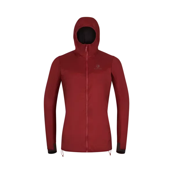 Langar Hoody Synthetic Jacket Women syrah.XS Oferta