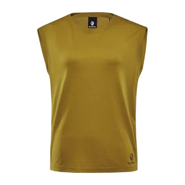Mewati Sleeveless T-Shirt Women golden palm.XS Oferta