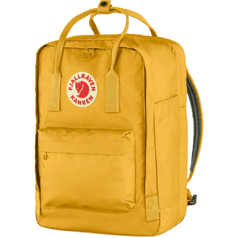 Plecak z przegrodą na laptopa Fjallraven Kanken Laptop 15" - ochre Ostatnie sztuki