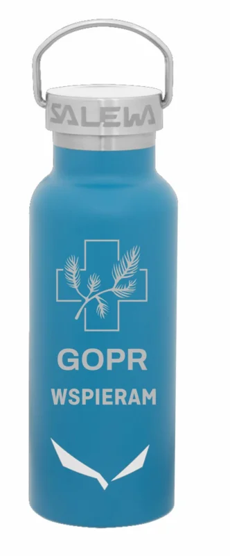 Butelka Wspieram GOPR Salewa Valsura 0,45 L - wspieram GOPR/maui blue Ograniczona ilość