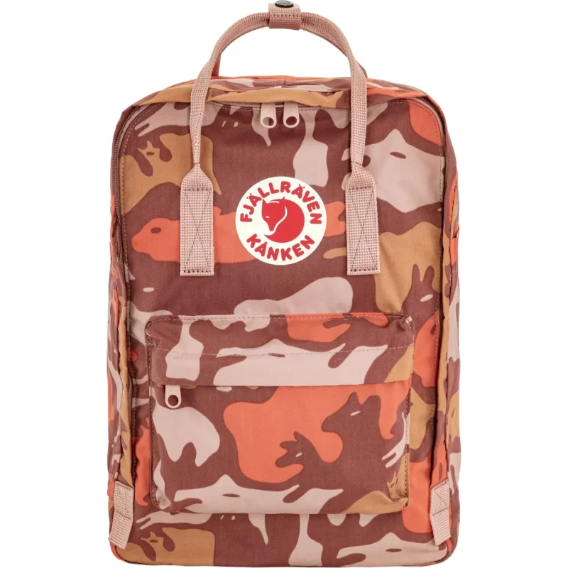 Plecak miejski Fjallraven Kanken Graphics Laptop 15 - Chalk Rose/Hidden Animals Ostatnie sztuki