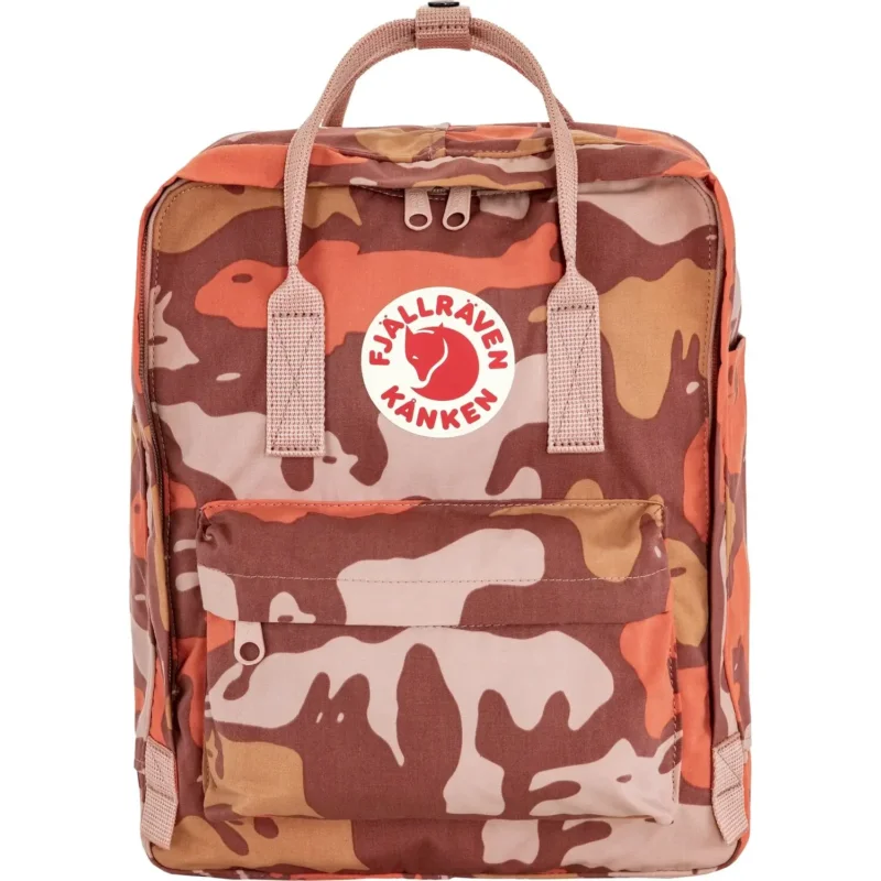 Tylko do końca tygodnia Plecak miejski Fjallraven Kanken Graphics 16L - Chalk Rose/Hidden Animals