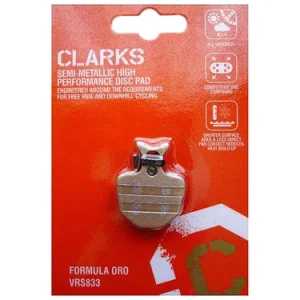 Okazja Okładziny Hamulca Tarcz.Clarks VRS833 Gold Edition