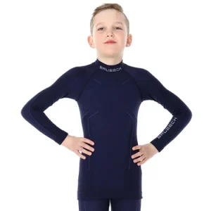 Wyprzedaż Bluza Brubec Active Wool junior męska granatowa