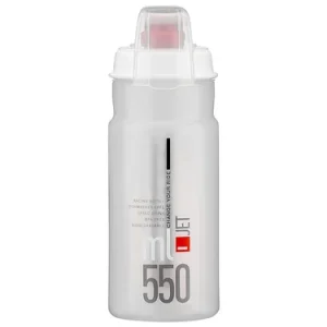 Najlepsza cena Bidon Elite Jet Plus Clear Red logo 550ml