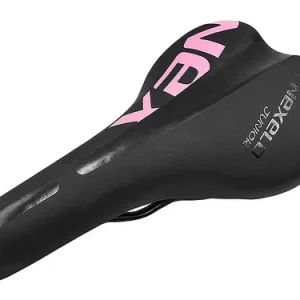 Siodło NEXELO Junior do16cal, 245x145mm czar-różow Cena promocyjna