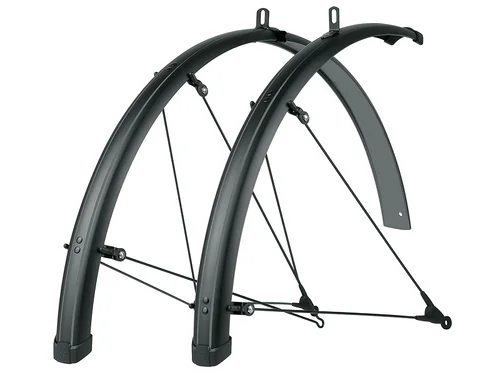 Błotniki BLUEMELS STRIPES 28", 65 mm czarne Szybka wysyłka