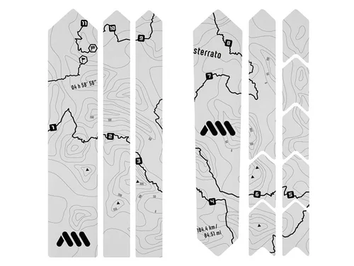 Taniej Naklejki ochronne AMS GRAVEL - Sterrato/Black