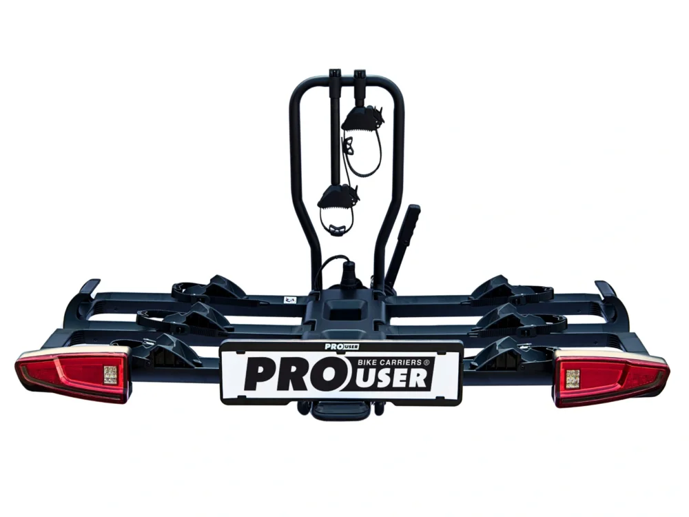 Bagażnik rowerowy na hak na 3 rowery PROUSER Diamant FG3 BLACK LED Do wyczerpania zapasów