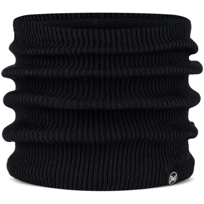 Bandana BUFF Knitted & Fleece Neckwarmer Renvi Black Taniej