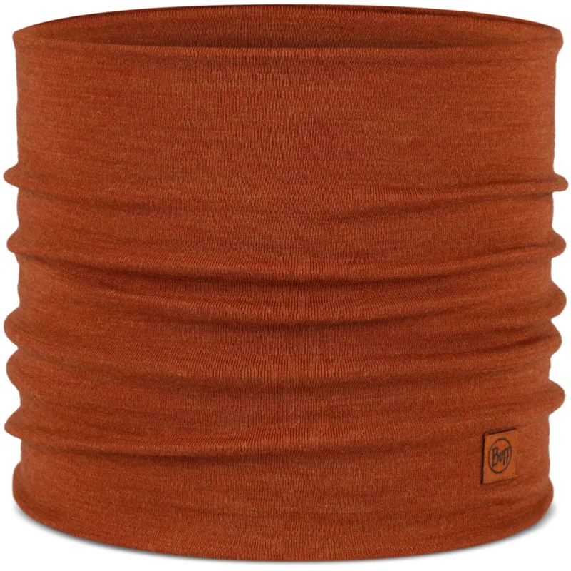 Tylko dziś Bandana BUFF Merino Heavyweight Neck Warmer Solid Cinnamon