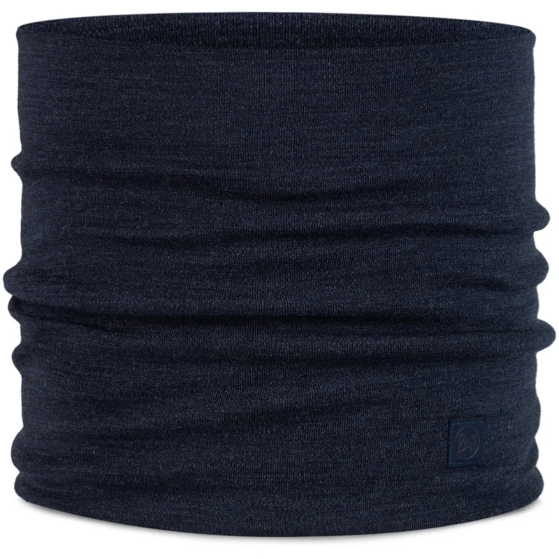 Ostatnia szansa Bandana BUFF Merino Heavyweight Neck Warmer Solid Indigo