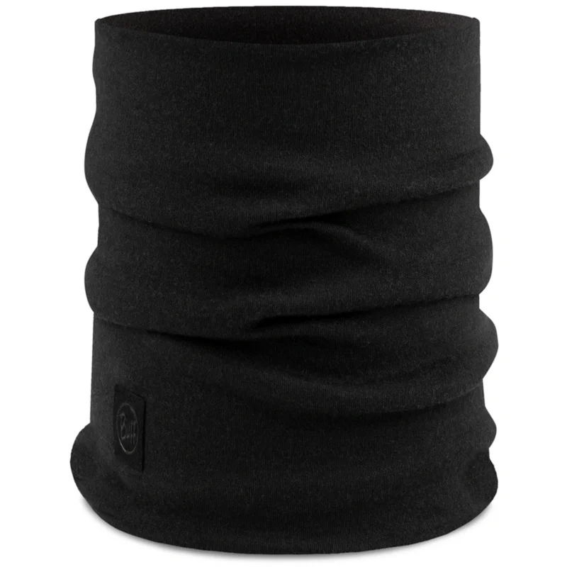 Bandana BUFF Merino Heavyweight Neck Warmersolid Black Wysoka jakość