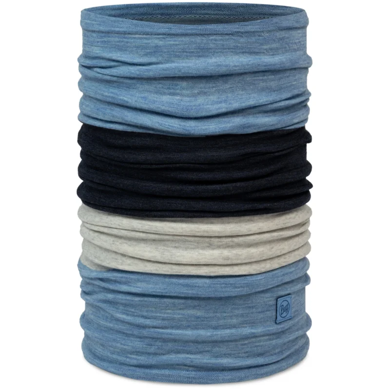 Bandana BUFF Merino Move Block Lake Blue Ograniczona ilość