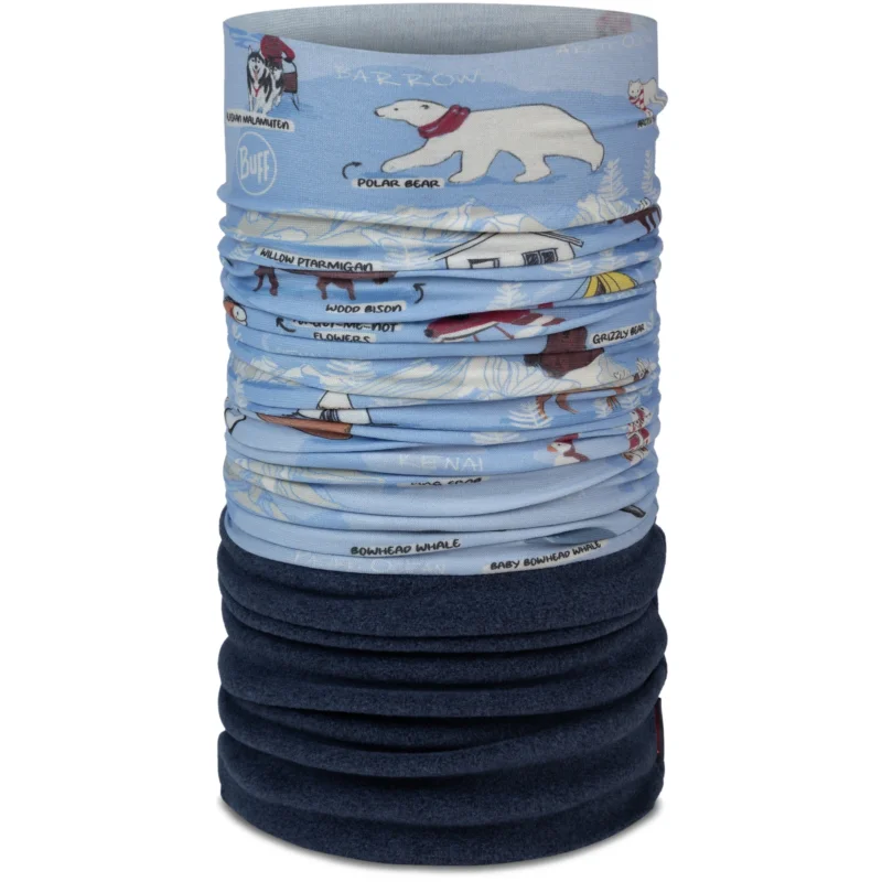Bandana dziecięca BUFF Polar Imus Washed Blue Szybka wysyłka