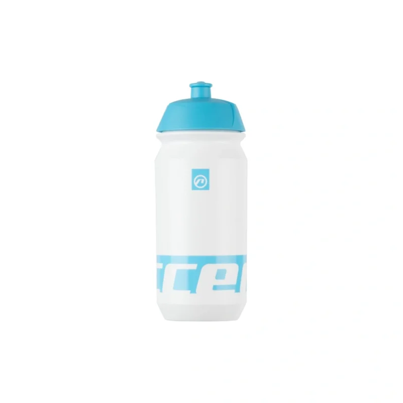 Tani Bidon rowerowy Accent Peak 500 ml biały - turkusowy