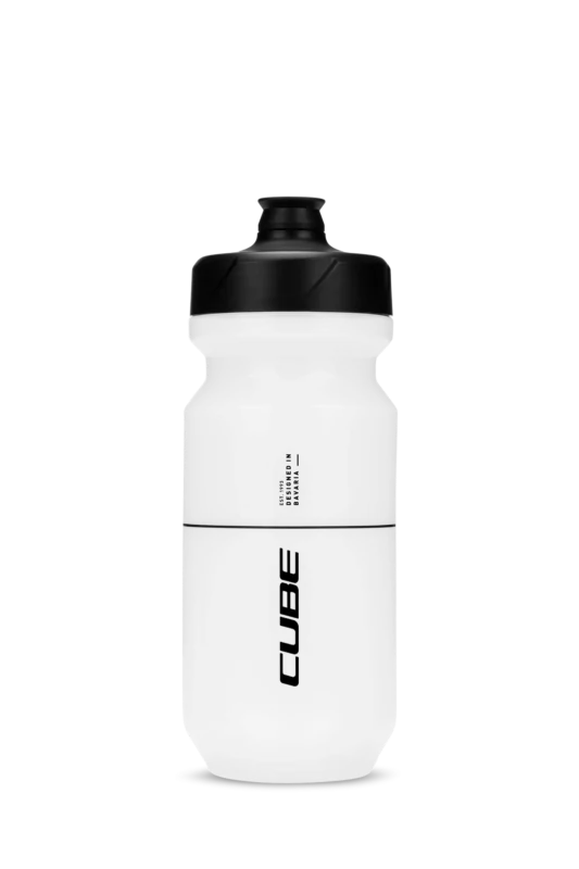 Łatwy zwrot Bidon rowerowy Cube Flow 500 ml transparent