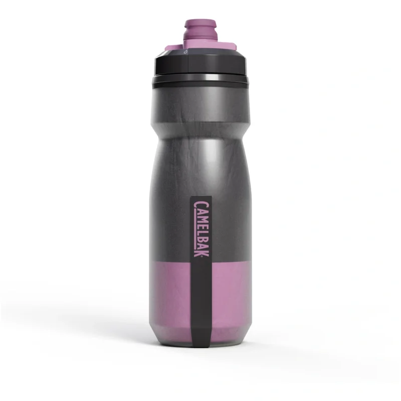 Bidon rowerowy termiczny Camelbak Podium Chill 620 ml czarno - fioletowy Ostatnie sztuki