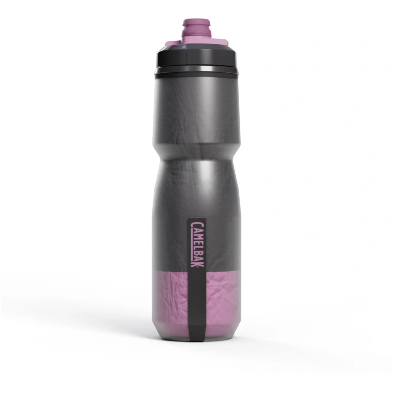 Dodaj do koszyka Bidon rowerowy termiczny Camelbak Podium Chill 710 ml czarno - bordowy