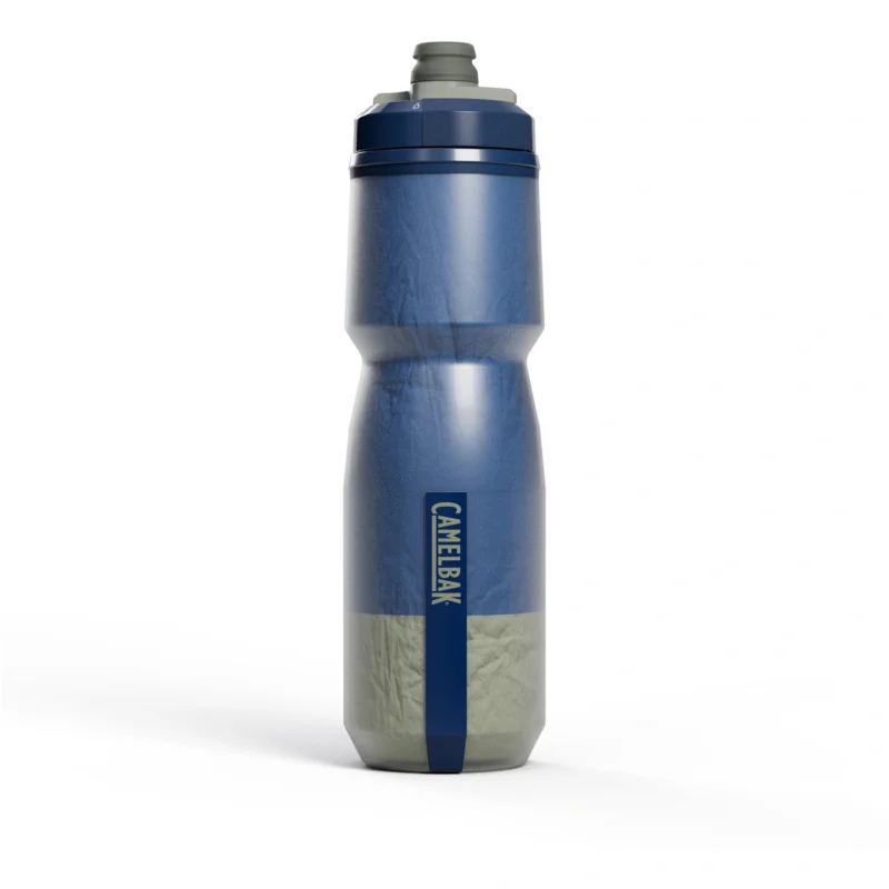 Taniej Bidon rowerowy termiczny Camelbak Podium Chill 710 ml granatowo - szary