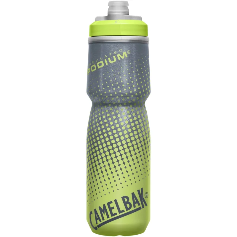 Wyjątkowa oferta Bidon rowerowy termiczny Camelbak Podium Chill 710 ml grey / green