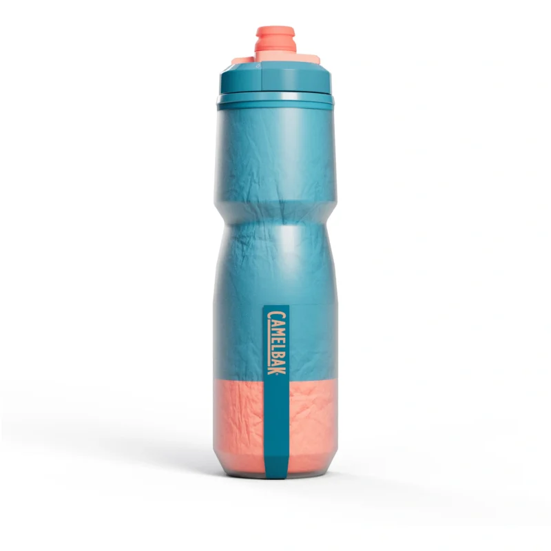 Dodaj do koszyka Bidon rowerowy termiczny Camelbak Podium Chill 710 ml niebiesko - różowy